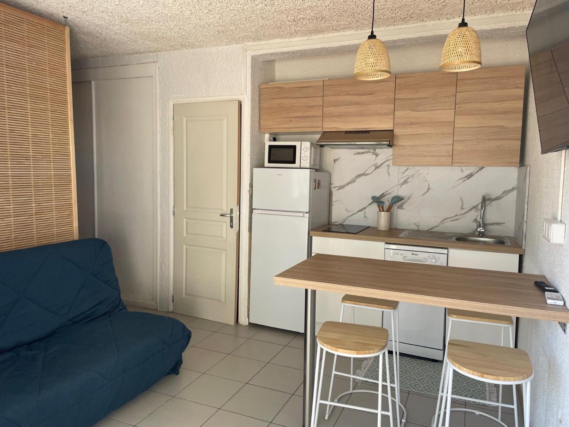 Studio Cosy A 300M De La Mer, Face Aux Festivals, Derriere La Night Life Le Barcarès Exteriör bild